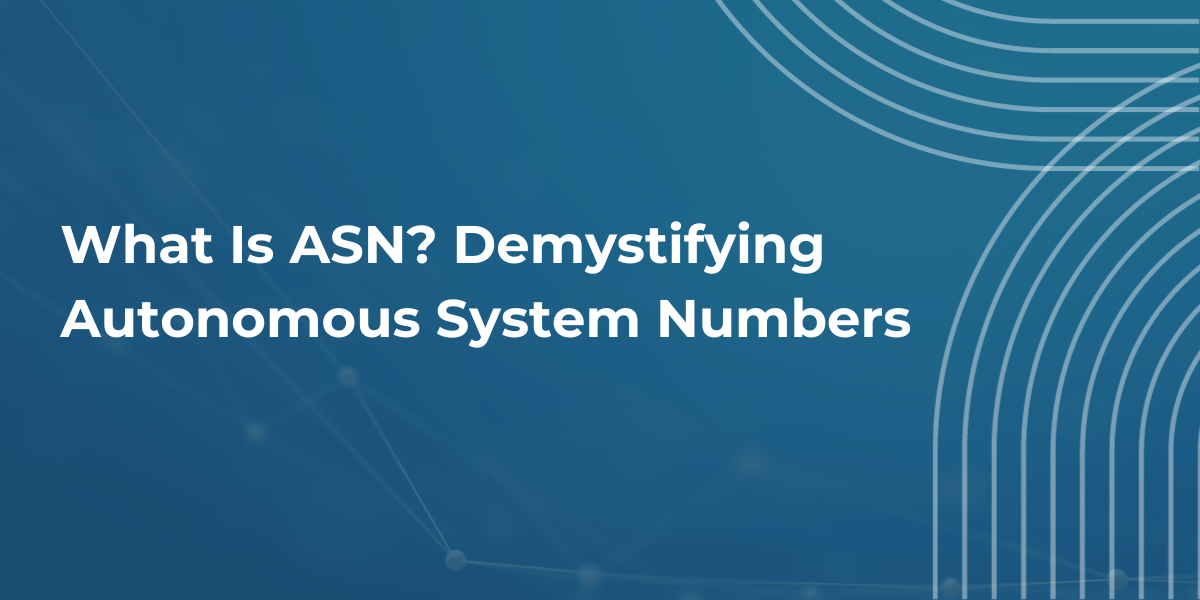 What Is ASN? Demystifying Autonomous System Numbers